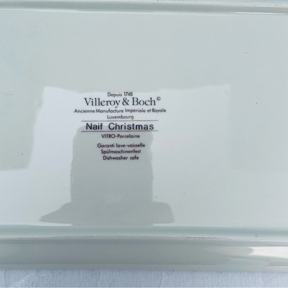 Villeroy & Boch NAIF CHRISTMAS 13.5" Large Porcelain Platter Tray - Picture 7 of 9